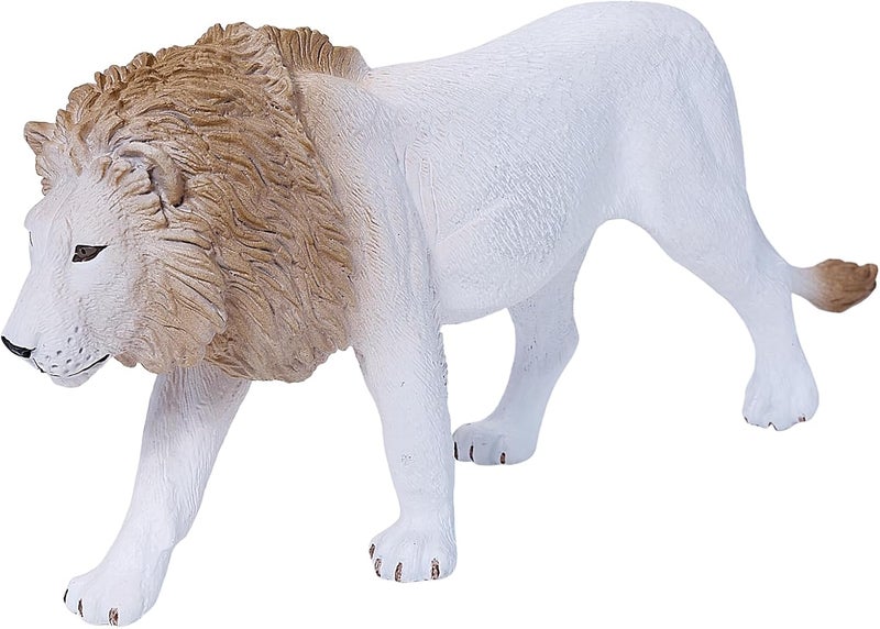 MOJO – White Lion | Hand-Painted Toy Figure | Wildlife Collection | True to Life & Highly Detailed | Designed in UK - Image 2
